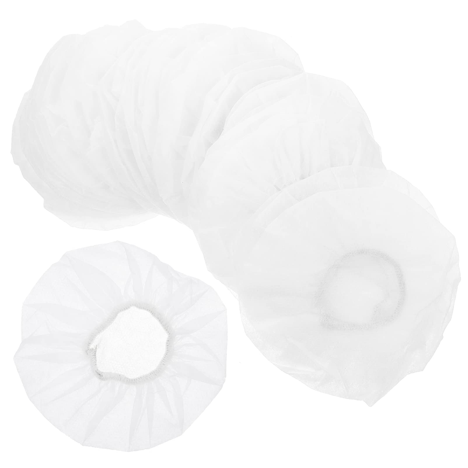 Milisten 100Pcs Disposable Headset Ear Covers Non Woven Sanitary Headphone Ear Covers Washable Super Stretch Covers Fit for Most Ear Headphones