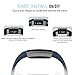 MoKo Fitbit Charge 2 Band, MoKo Soft Silicone Adjustable Replacement Sport Strap Band for Fitbit Charge 2 Heart Rate + Fitness Wristband, Wrist Length 5.70