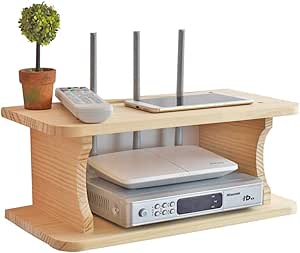 Baldas flotantes Router Estante For Televisor Estante For Colgar En La