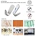 HOMEIDEAS Bathroom 3M Self Adhesive Hook for Towel and Robe,Decorative Wall Adhesive Hooks for Home Kitchen Coats Hats Keys,Brushed Stainless Steel,Pack of 6