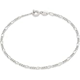 Amazon Essentials 14K Gold Plated Figaro Chain Bracelet