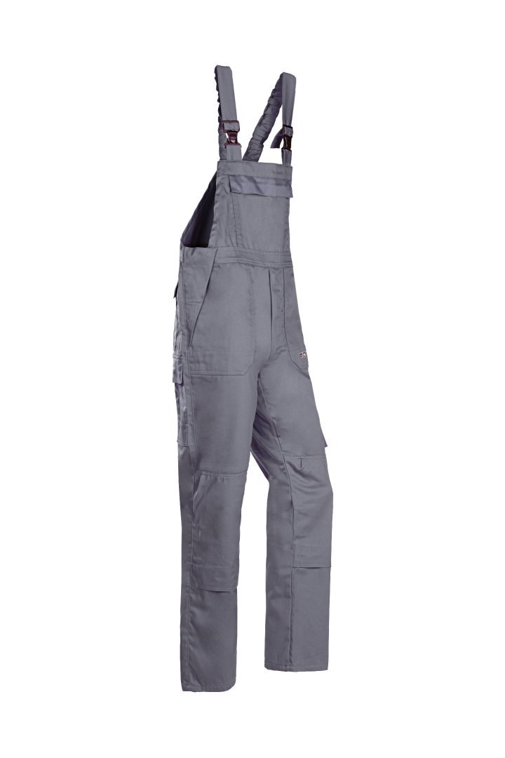 SIOEN 014VN2PFAM44I50 Valera Bib and Brace with ARC Protection, Long 50, Grey