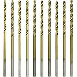 HTS 116V8 10 Pc Titanium Coated Twist Drill Bits (50)