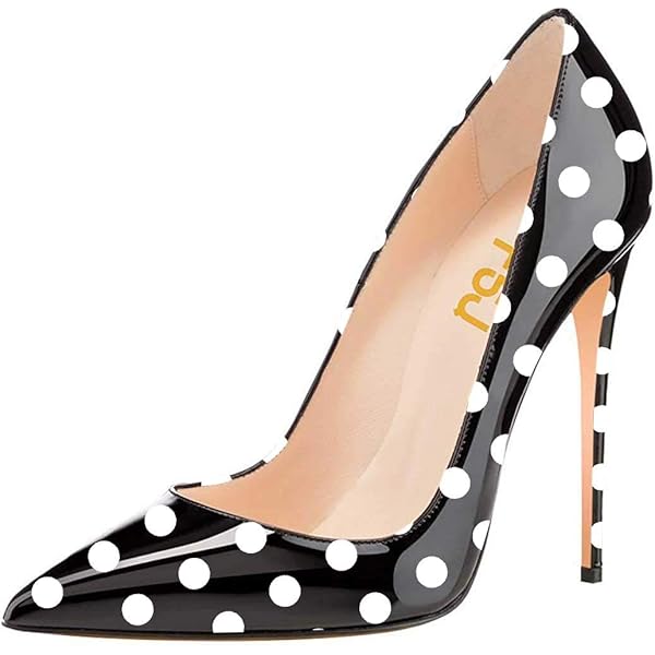FSJ Women Vintage Slip On Pumps Mules Slide Slipper Pointed Closed Toe Kitten Low Heel Sandals Ladies Girls Evening Party Classic Dress Shoes Size 4 Black | Mules & Clogs