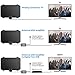 TV antenna, Indoor Digital HDTV Amplified Antennae Aerial Freeview 4K 1080P HD VHF UHF for Local Channels 120 Miles With amplifier Support ALL Television-13ft Coax Cable