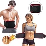 Waist Trimmer, Best Abdominal Trainer Adjustable Sweat Belt AB Belt Stomach Fat 