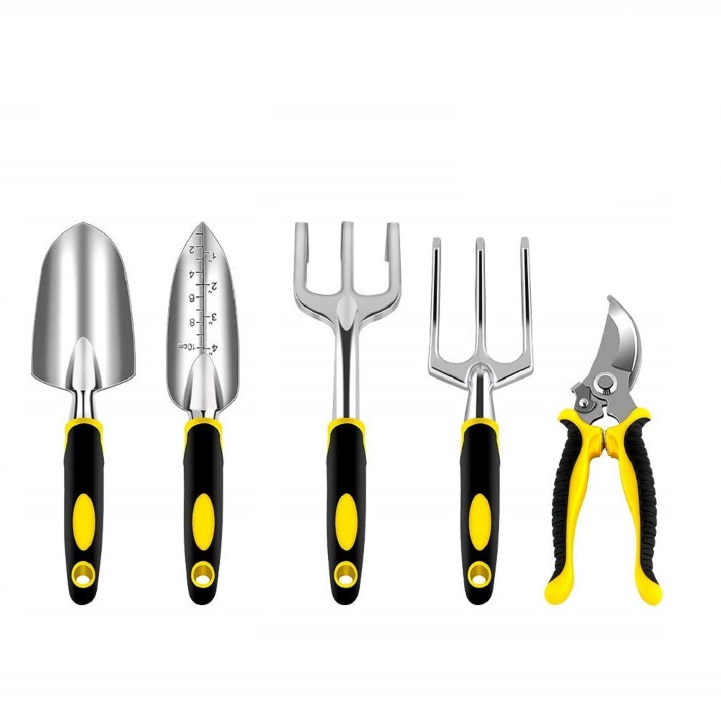 Ecoden Garden Tools Set Of 5 Sturdy Gardening Tools For Kitchen Garden 5 Amazon In Garden Outdoors