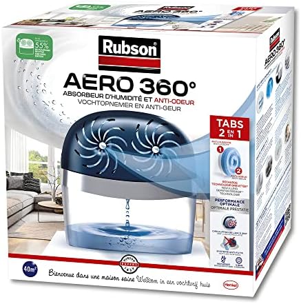 Aero 360º Stop - Absorvedor de Humidade (40 m²), incluindo 2 recargas de 450g