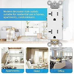 Micmi Decorator Receptacle Outlet, Standard