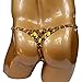 Men's G-strings Thongs Bulge Pouch T-back Underwear Spider