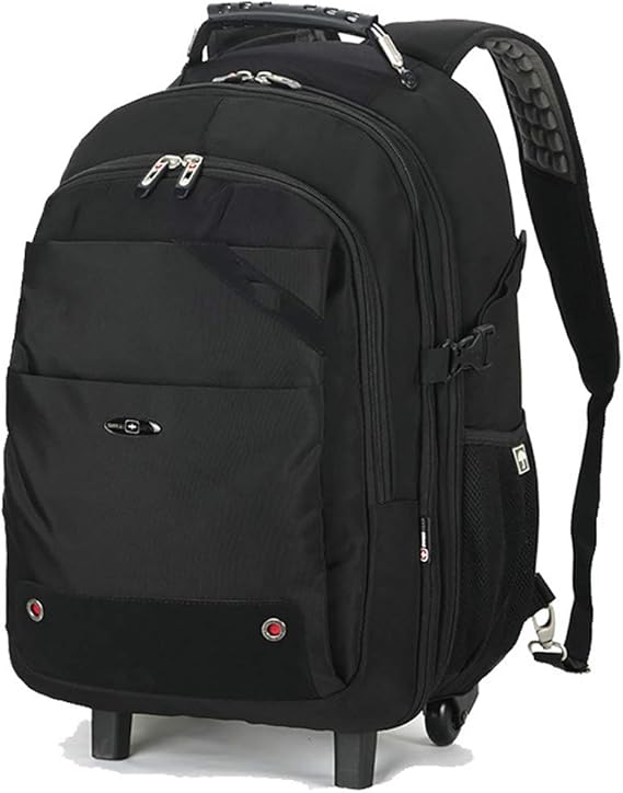 TFTREE Adult Rolling backpack Trolley School bag for boys and girls