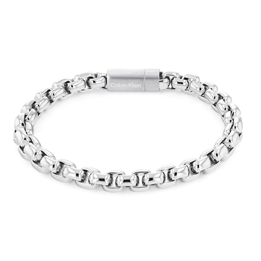 Calvin Klein Chain Bracelet for Men ICONIC ID Collection in Stainless Steel