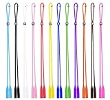 Eyewear Retainer, GARDOM Sunglass Straps Silicone Adjustable Sunglasses Holder Safety Eyeglasses Retainer for Cycling Running Skating Surfing Kayaking Riding, Antibacterial, Ultra light, Pack of 12
