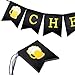 Konsait 40th Birthday Decoration, Cheers to 40 Birthday Banner,Hello 40 Birthday Balloons, Black and Gold,for Man Women Celebration 40th Birthday for 40 Years Old Party Decor Favors Supplies