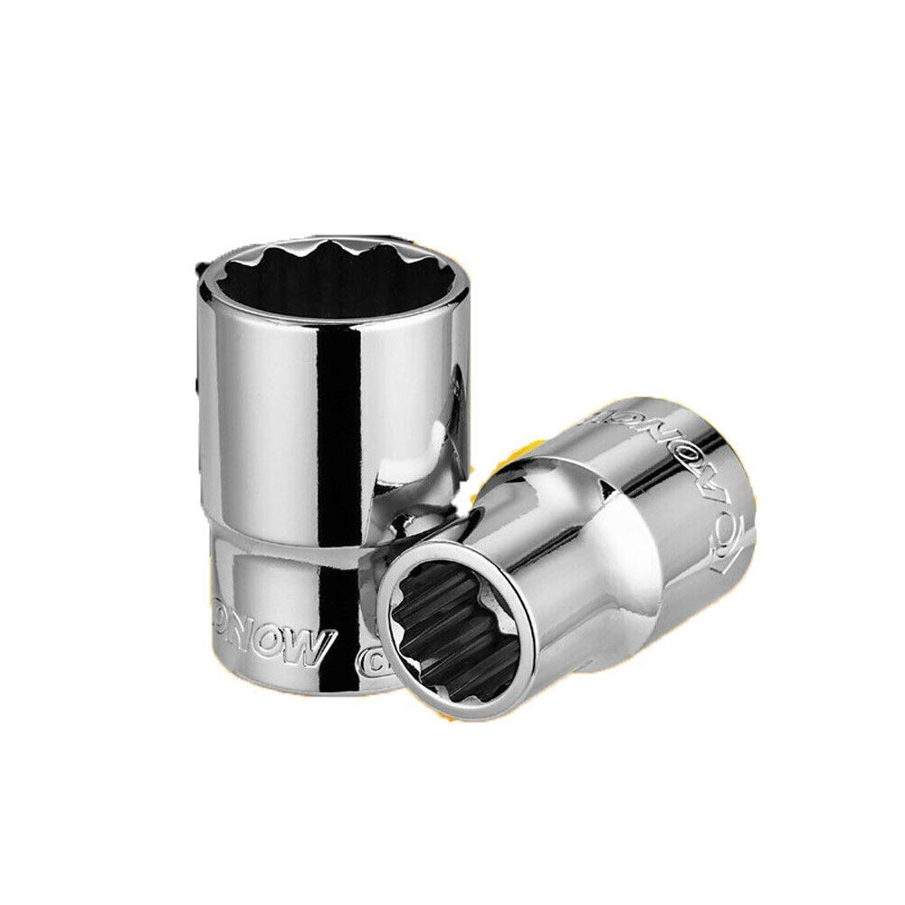 1/2 Inch Drive Ratchet Wrench Socket Metric Compact Socket Handle Wrench Set 12 Point 12.5 x 10mm-1pc