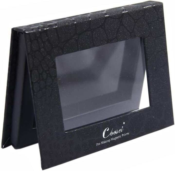Empty Magnetic Eyeshadow Palette Crocodile Print DIY Refill 6pcs 1.02in Eyeshadows Makeup Pallete