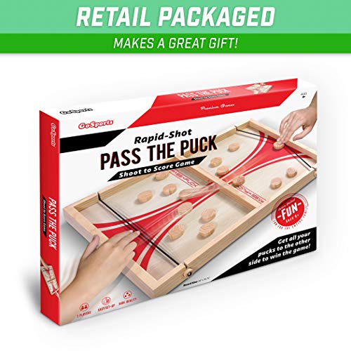 GoSports Pass The Puck Game Set RapidShot Tabletop Board Game Fun