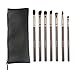 SIXPLUS GLAMOR 7pcs Makeup Brushes Set Eyeshadow Eyeliner with Makeup Bag