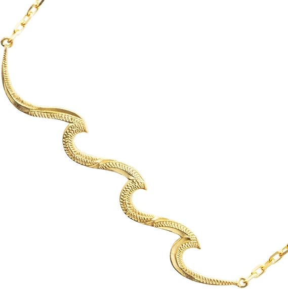 Amazon Aquabelle アクアヴェール ハワイアンジュエリー ウェーブネックレス メンズ レディース ネックレス 通販