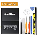 GoodFixer Battery for iPad Air, iPad 5 Generation,A1474, A1475, A1476,A1822,A1823,with Full Repair Tools,New 0 Cycle Li-ion Replacement Battery [365 DAYS Warranty]