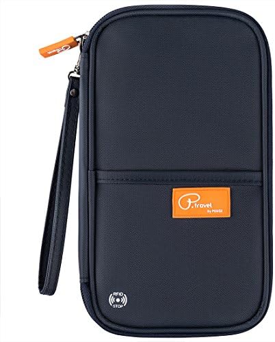 Family Passport Holder Travel Wallet RFID Blocking Waterproof Document Organiser Case for ID, Credit Cards, Boarding Passes, Flight Tickets, Cash, Money and Other Travel Accessories by ManKn