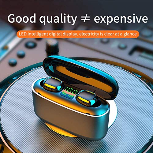 EKUPUZ Wireless Earbuds G5S TWS Bluetooth 5.0 in-Ear Stereo IPX7 Waterproof Wireless Headphones 12Hours Playing Time Bluetooth Earbuds Built-in Mic Twin Mode