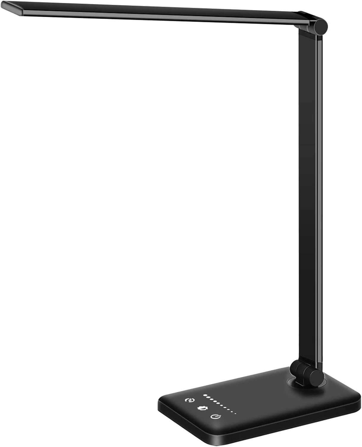LED Desk Lamp Table Lamp Reading Lamp with USB Charging Port 5 Lighting Modes 5 Brightness Levels, Sensitive Control, 30/60 min Auto Timer, Eye-Caring Office Lamp,Folding LED Desk Lamp: Home Improvement