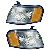 1995-1998 Nissan 200SX & 1995-1999 Sentra Corner Park Light Turn Signal Marker Lamp Pair Set Right Passenger AND Left Driver Side (1995 95 1996 96 1997 97 1998 98 1999 99)