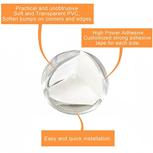 Corner Protectors, Baby Proofing Safety Corner Guards, Keep Child Safe, Protectors For Furniture Against Sharp Corners (24 Pack) By CalMyotis