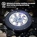 PREKIAR Solar Ground Lights, 8LED 800mah Solar Pathway Lights Outdoor IP65 Waterproof Garden Landscape Lighting for Yard Deck Lawn Patio Walkway-6000K (4 PACK)