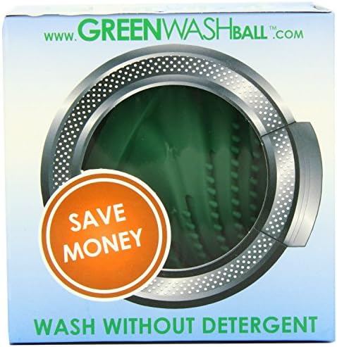 Green Wash Ball Laundry Ball, Wash without Detergent-Value Pkg of 4