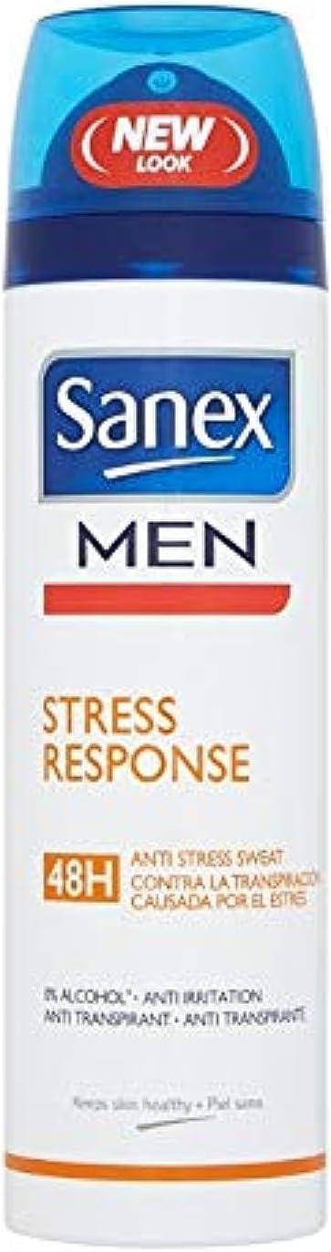 3x Sanex Men Stress Response Antiperspirant Deodorant 48 Hours 200ml Alcohol