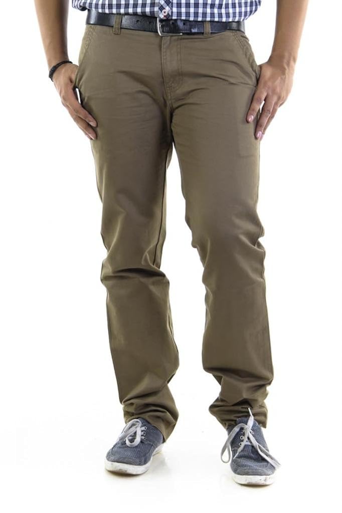 Buy Bare Leisure Men's Straight Fit Trouser at Amazon.in