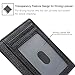 Famavala Minimalist Genuine Leather Front Pocket Wallet-Slim RFID Blocking Wallet Money Clip (Black)