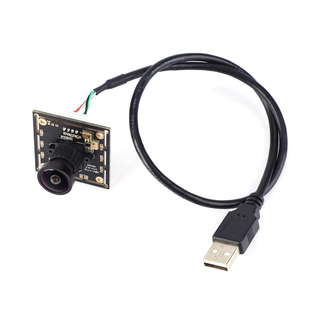 USB Camera Module, HBV-1716WA 1920 * 1080 2 Million Pixels 140° Wide Angle USB Camera Module Megapixel Mini USB Camera Module with OV2710 Chip