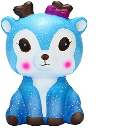 rocicaS Slow Rising Squishis Jumbo Prime Kawaii Galaxy Cute Deer Scented Squishy Funny Toy Stress Reliever