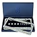 Handcrafted Bling License Plate Frames for Women, Men | 2 Pack Bedazzled Cover with Glittery Screw Caps | Stainless Steel Diamond Rhinestone License Plate Frame/Cover | Giftbox Included (White)