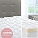Mattress Pad with Fitted Skirt - Double Thick Extra Plush Mattress Topper - 2 Piece Pad + Memory Foam Topper, [Queen]