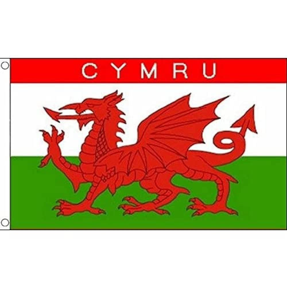 AZ FLAG Wales Cymru Flag 2' x 3' - Welsh flags 60 x 90 cm - Banner 2x3 ft