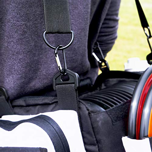 MVP Disc Sports MVP Beaker Competition Disc Golf Bag + Quad Straps - Yellow
