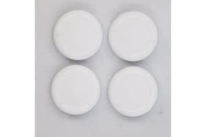 VERENIX Joystick Replacement Cap Thumb Grip for Nintendo Switch & Switch OLED & Switch Lite Analog Joystick Replace Cap Cover (White)