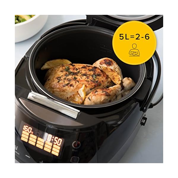 DrewCole-CleverChef-14-in-1-Intelligent-Digital-Multi-Cooker-Aluminium-860-W-5-Litre-Charcoal Drew&Cole CleverChef 14-in-1 Intelligent Digital Multi Cooker, Aluminium, 860 W, 5 Litre, Charcoal