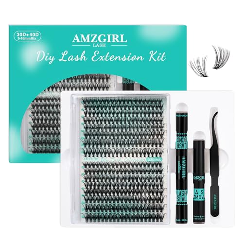 Lash Clusters Kit, 320PCS Natural & Wispy Lash Extensions 30D 40D, 9-16mm | 320PCS Natural & Wispy Lash Clusters, 9-16mm mixed lengths for soft and fluffy lash styles.