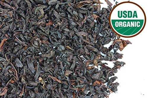 Vanilla Black Tea, RICH & LUSTER CEYLON VANILLA Black Tea, 100% Organic Vanilla Flavor From Vanilla Beans Blended with ORGANIC Loose Leaf Tea, 110+ Cups, 8oz, OP Grade Tea, U.S.A. Packed - Thumbnail 3