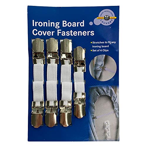 Smart Alec Laundry Ironing Board Cover Fasteners Set of 4 Clips