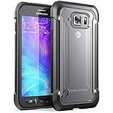 Galaxy S6 Active Case, SUPCASE Unicorn Beetle Series Premium Hybrid Protective Clear Case for Samsung Galaxy S6 ActiveWill Not Fit Galaxy S6, Retail Package (Frost/Black) (Electronics)