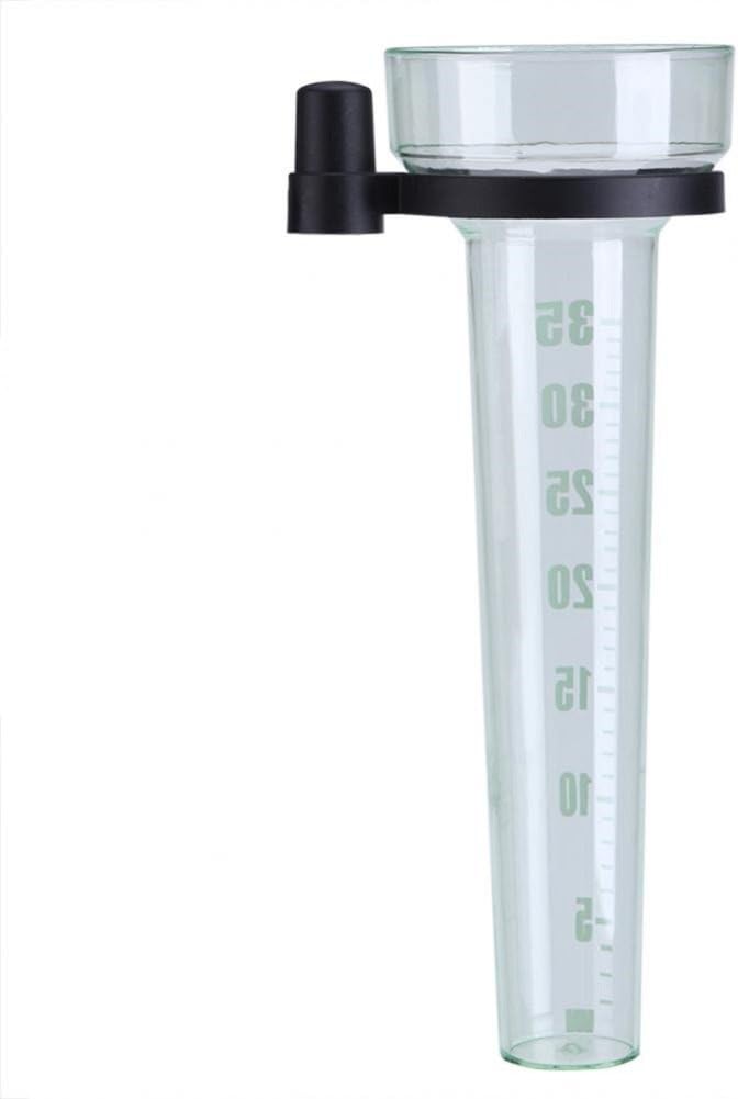 Rain Gauge Plastic Tube Udometer Easy to Read for Outdoor Garden Yard