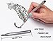~ 10 Black Micro-Pen Fineliner Master Markers with Cotton Bag and eBook ~ Calligraphy Tip Nibs,Waterproof Archival Ink Pens ~ Technical Drawing,Writing,Artist Illustration,Office Documents,Sketching