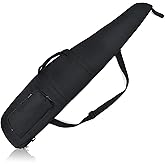 AUMTISC Soft Rifle Case 41/45/49 Padded Shotgun Gun Bag for Storage Scoped Rifles with Zippered Pocket, Detachable Shoulder Sling