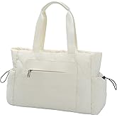 Tote Bag for Women Bag, Lightweight Puffy Work 14" Bag Handbag, Large Carry On Tote with Pockets